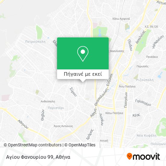Αγίου Φανουρίου 99 χάρτης