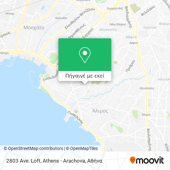 2803 Ave. Loft, Athens - Arachova χάρτης