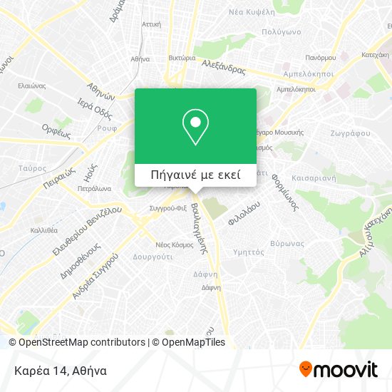 Καρέα 14 χάρτης