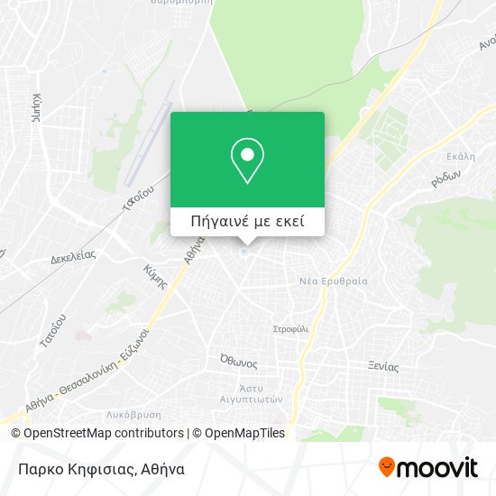 Παρκο Κηφισιας χάρτης