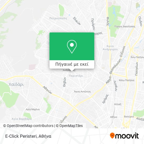 E-Click Peristeri χάρτης