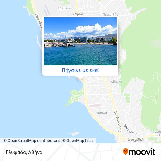 Γλυφάδα χάρτης