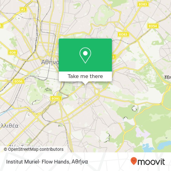 Institut Muriel- Flow Hands χάρτης
