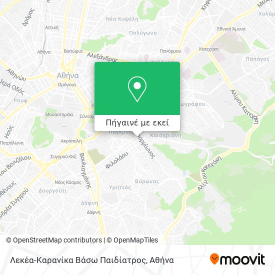 Λεκέα-Καρανίκα Βάσω Παιδίατρος χάρτης