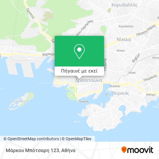 Μάρκου Μπότσαρη 123 χάρτης