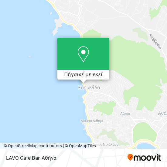 LAVO Cafe Bar χάρτης