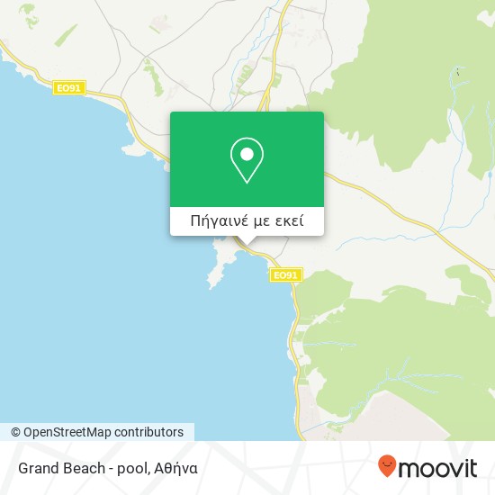 Grand Beach - pool χάρτης