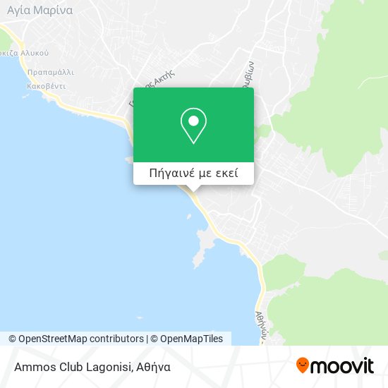 Ammos Club Lagonisi χάρτης