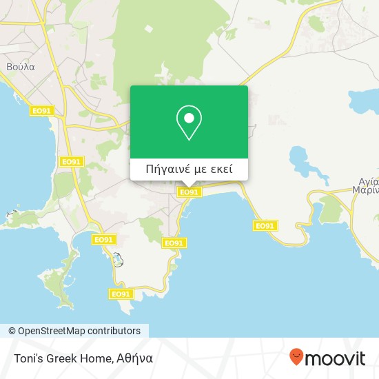 Toni's Greek Home χάρτης