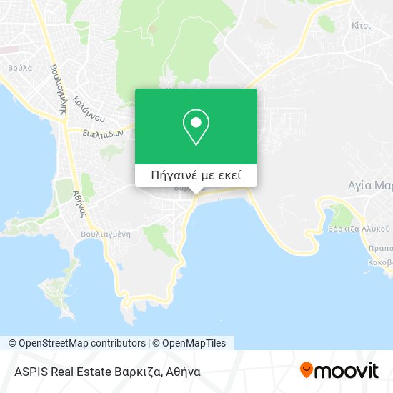 ASPIS Real Estate Βαρκιζα χάρτης