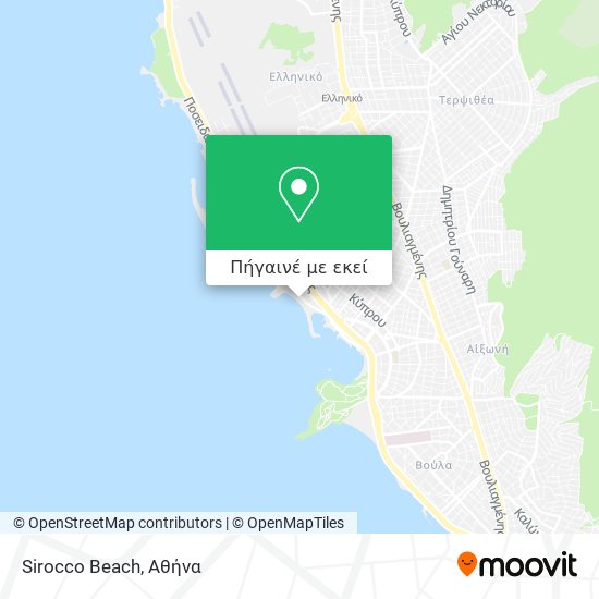 Sirocco Beach χάρτης