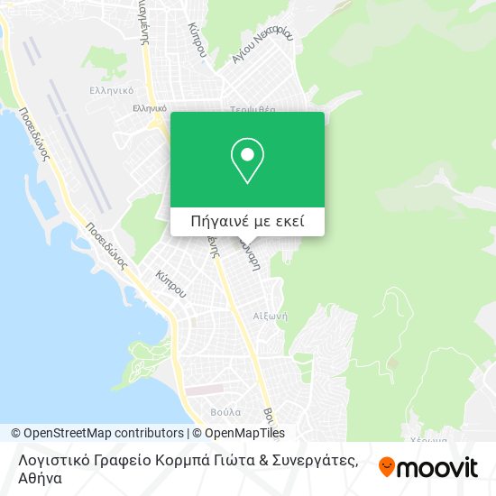 Λογιστικό Γραφείο Κορμπά Γιώτα & Συνεργάτες χάρτης