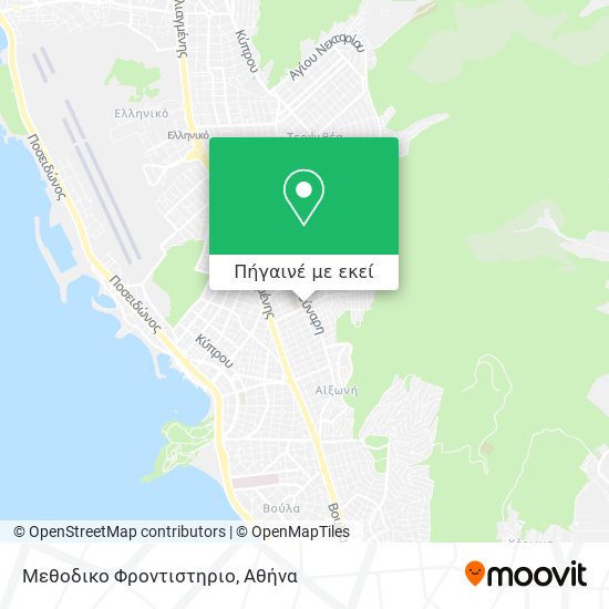 Μεθοδικο Φροντιστηριο χάρτης