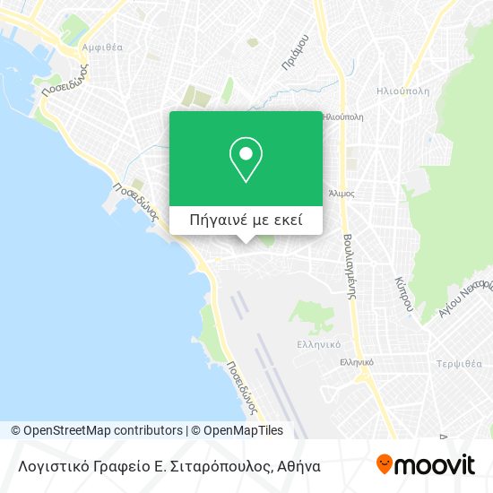 Λογιστικό Γραφείο Ε. Σιταρόπουλος χάρτης
