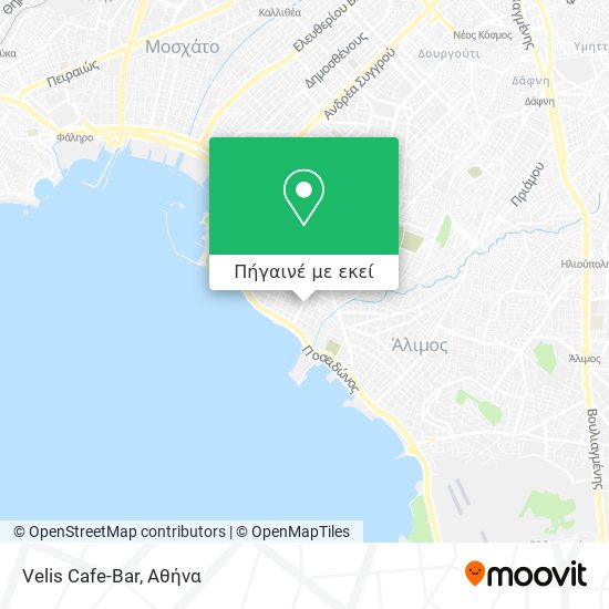 Velis Cafe-Bar χάρτης