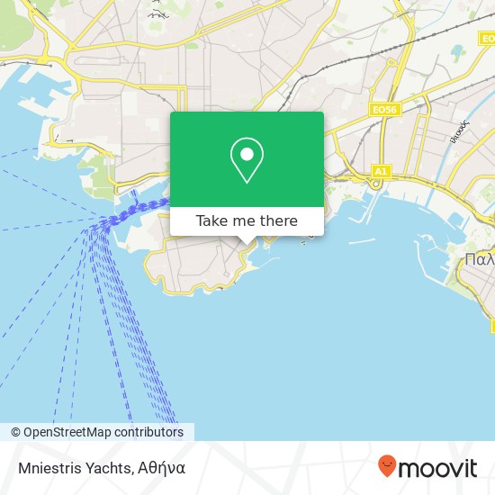 Mniestris Yachts χάρτης