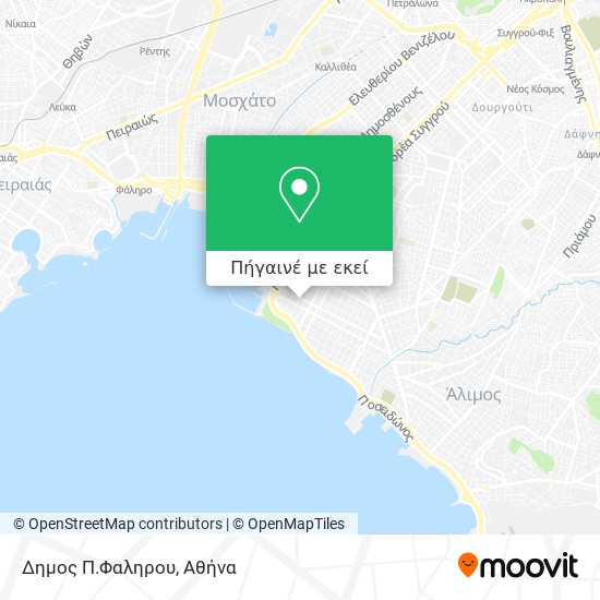 Δημος Π.Φαληρου χάρτης