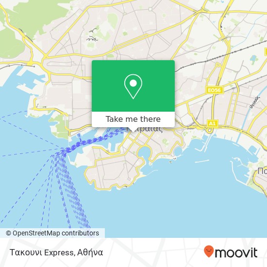 Τακουνι Express χάρτης