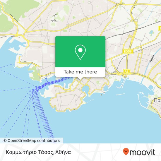 Κομμωτήριο Τάσος χάρτης