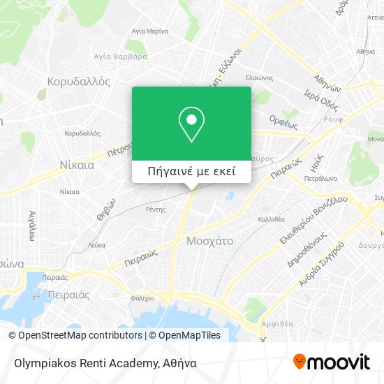 Olympiakos Renti Academy χάρτης