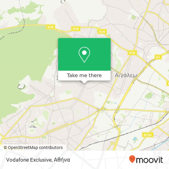 Vodafone Exclusive χάρτης