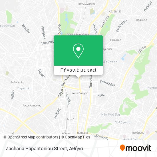 Zacharia Papantoniou Street χάρτης