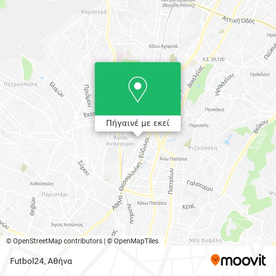 Futbol24 χάρτης