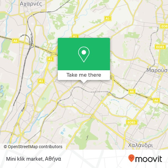 Mini klik market χάρτης