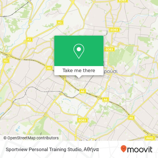 Sportview Personal Training Studio χάρτης