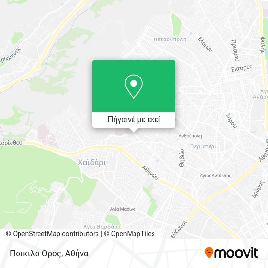 Ποικιλο Ορος χάρτης