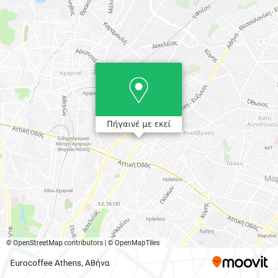 Eurocoffee Athens χάρτης