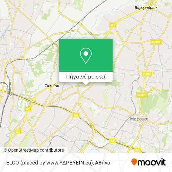 ELCO (placed by www.ΥΔΡΕΥΕΙΝ.eu) χάρτης
