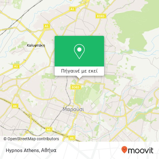 Hypnos Athens χάρτης