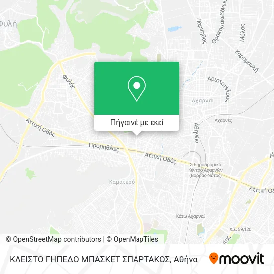ΚΛΕΙΣΤΟ ΓΗΠΕΔΟ ΜΠΑΣΚΕΤ ΣΠΑΡΤΑΚΟΣ χάρτης