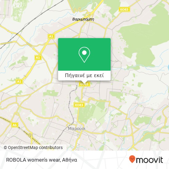 ROBOLA women's wear χάρτης