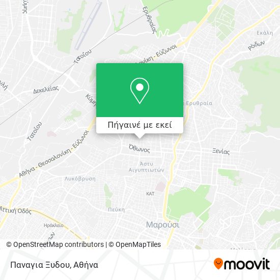 Παναγια Ξυδου χάρτης