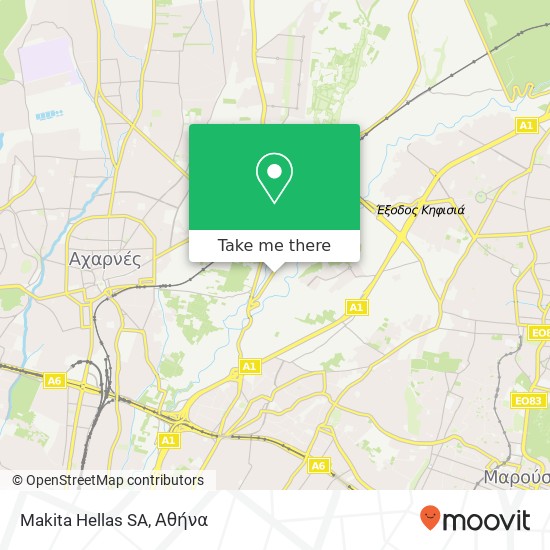 Makita Hellas SA χάρτης