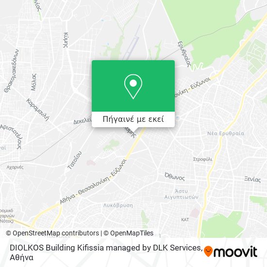 DIOLKOS Building Kifissia managed by DLK Services χάρτης