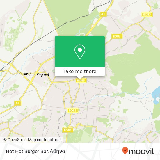 Hot Hot Burger Bar χάρτης