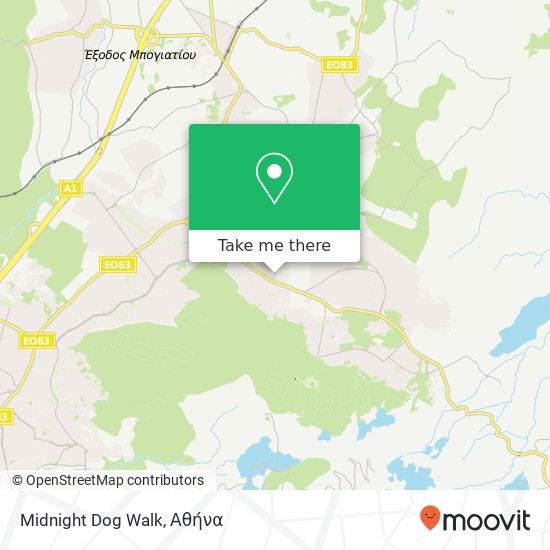 Midnight Dog Walk χάρτης