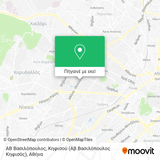 ΑΒ Βασιλόπουλος, Κηφισού (Αβ Βασιλόπουλος Κηφισός) χάρτης
