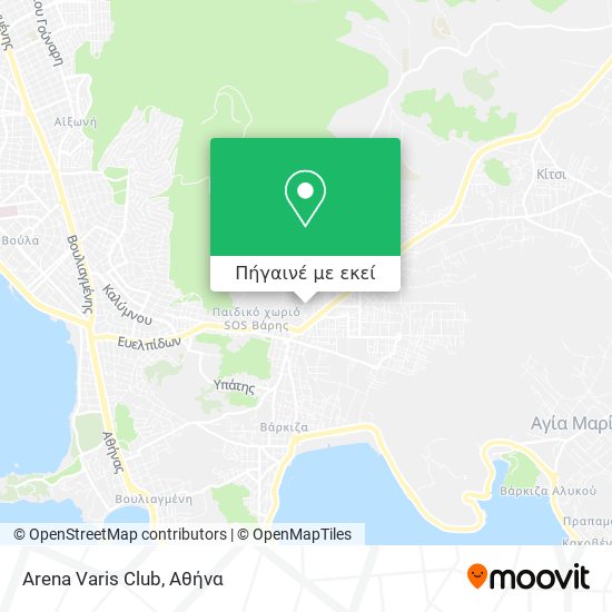 Arena Varis Club χάρτης
