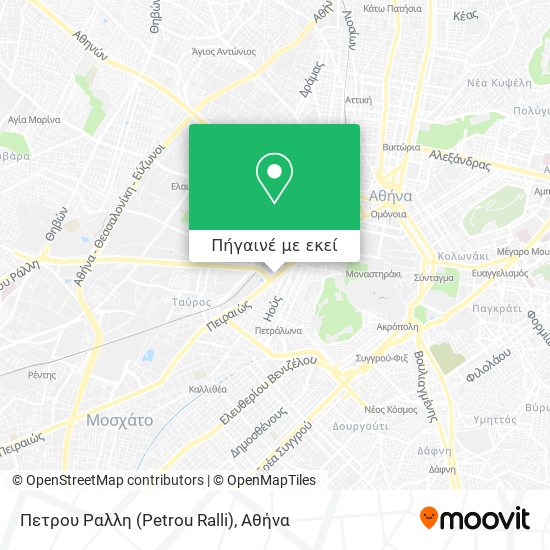 Πετρου Ραλλη (Petrou Ralli) χάρτης