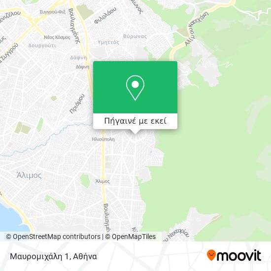 Μαυρομιχάλη 1 χάρτης