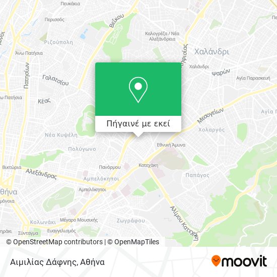 Αιμιλίας Δάφνης χάρτης