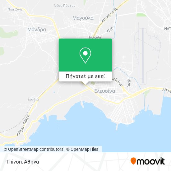 Thivon χάρτης