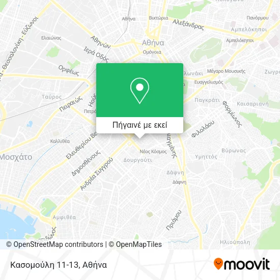 Κασομούλη 11-13 χάρτης