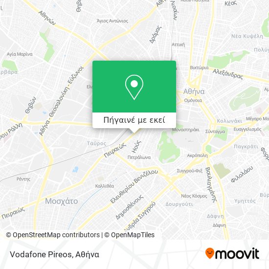Vodafone Pireos χάρτης