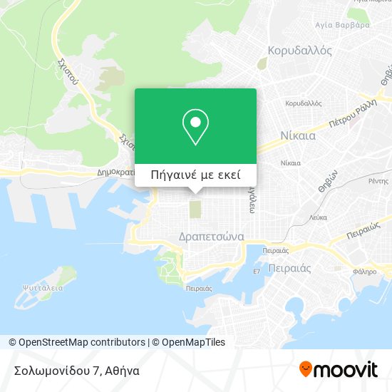 Σολωμονίδου 7 χάρτης