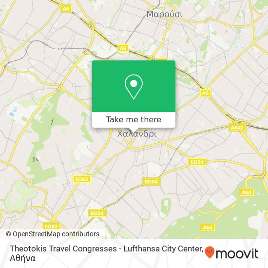 Theotokis Travel Congresses - Lufthansa City Center χάρτης